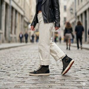 Christian Louboutin Black Sneakers for Women on Sale up to 90% Off